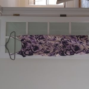 AFRM  lilac marble slip midi dress